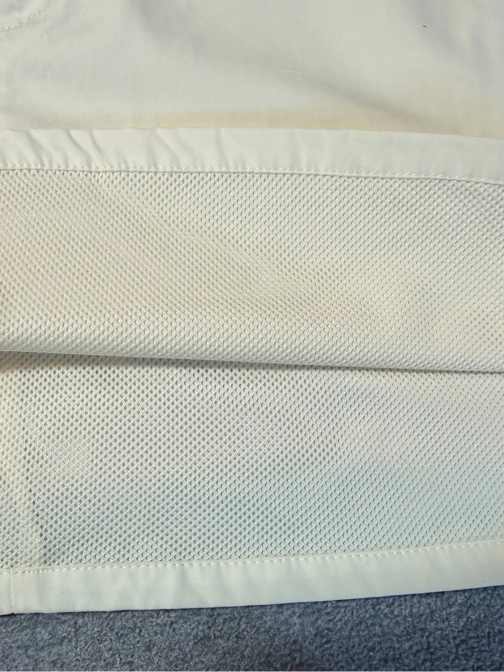 Champion Men's Cream Flat-Front Shorts - Picture 3 of 4